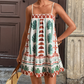 Dames Zomerjurk met Print en Spaghettibandjes