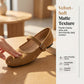 Comfortabele PU Suède-Look Ballerina's met Bandje