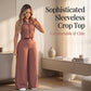 Dames Mouwloze Top & Broek 2-Delige Set