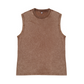 Heren Vintage Wash Mouwloos Tank Top