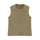 Heren Vintage Wash Mouwloos Tank Top