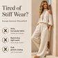 Dames Cold Shoulder Halter Top en Wijde Broek Set