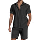 Zomer Casual Ademend 2-Delig Set voor Heren