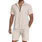 Zomer Casual Ademend 2-Delig Set voor Heren