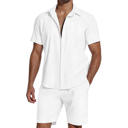 Zomer Casual Ademend 2-Delig Set voor Heren