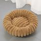 🐱💤 Ultrazacht, rustgevend rond mandje voor katten en honden – Verhoogde rand, knus nestje, perfect voor een rustig dutje 🐶☁️