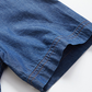 Heren Casual Denim Korte Mouw Overhemd