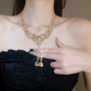 Elegante Gele Fonkelende Strass Sieraden