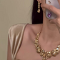 Elegante Gele Fonkelende Strass Sieraden