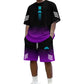 Heren Zomer T-shirt & Shorts Tweetelig Set