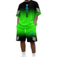 Heren Zomer T-shirt & Shorts Tweetelig Set