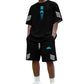 Heren Zomer T-shirt & Shorts Tweetelig Set