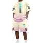 Heren Zomer T-shirt & Shorts Tweetelig Set