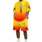 Heren Zomer T-shirt & Shorts Tweetelig Set