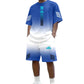 Heren Zomer T-shirt & Shorts Tweetelig Set