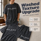 Heren Casual T-shirt en Shorts Set