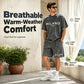 Heren Casual T-shirt en Shorts Set