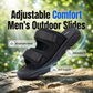 Heren Verstelbare Dubbele Riem Slide Sandalen