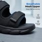 Heren Verstelbare Dubbele Riem Slide Sandalen