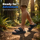 Heren Verstelbare Dubbele Riem Slide Sandalen