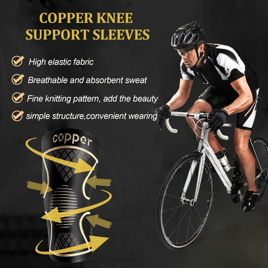Koperen Compressie Kniebrace
