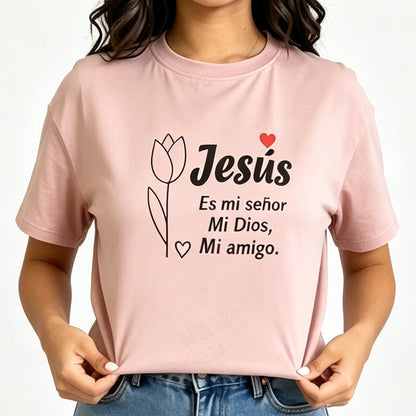 Dames Letterprint Casual Korte Mouw T-shirt