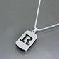 Minimale Initiaal Ketting voor Dames & Heren