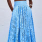 Mouwloze Top met Uitsnijding & Wiebelende Rok 2-delig Set