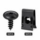 Universele Auto Metalen U-Type Clips en Schroeven Set