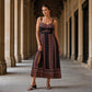 Dames Grote Maten Boho Spaghettibandjes Maxi Jurk