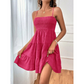 👗 Dames Mouwloze Gerimpelde Mini-jurk | 58% KORTING ⏰ Zomerdeal!