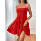 👗 Dames Mouwloze Gerimpelde Mini-jurk | 58% KORTING ⏰ Zomerdeal!