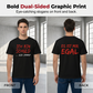Grappige Duitse Slogan Heren Zwart T-Shirt Casual Korte Mouw Ronde Hals Top