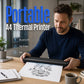 Draagbare A4 Thermische Printer