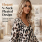 Chique Luipaardprint Werkblouse
