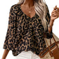 Chique Luipaardprint Werkblouse
