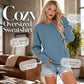 Dames Casual Oversized Crewneck Sweater