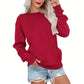 Dames Casual Oversized Crewneck Sweater
