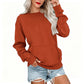 Dames Casual Oversized Crewneck Sweater