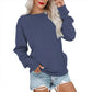 Dames Casual Oversized Crewneck Sweater