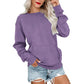 Dames Casual Oversized Crewneck Sweater