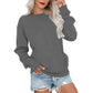 Dames Casual Oversized Crewneck Sweater