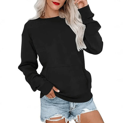 Dames Casual Oversized Crewneck Sweater