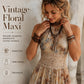 Dames Halter Neck Boho Maxi Jurk