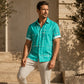 Heren Relaxed Fit Overhemd met Knoopsluiting