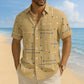 Heren Relaxed Fit Overhemd met Knoopsluiting