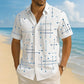 Heren Relaxed Fit Overhemd met Knoopsluiting
