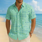 Heren Relaxed Fit Overhemd met Knoopsluiting