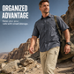Heren Korte Mouw Outdoor Wandelshirt