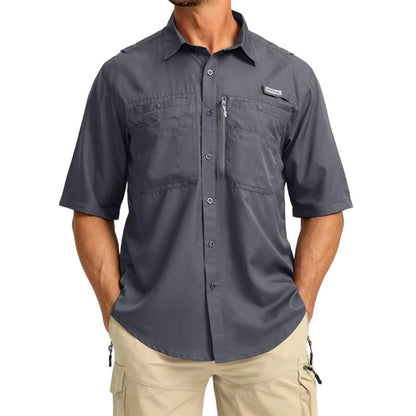 Heren Korte Mouw Outdoor Wandelshirt